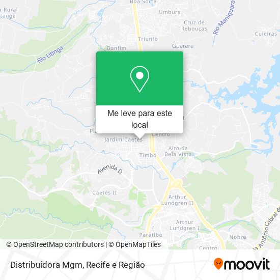 Distribuidora Mgm mapa