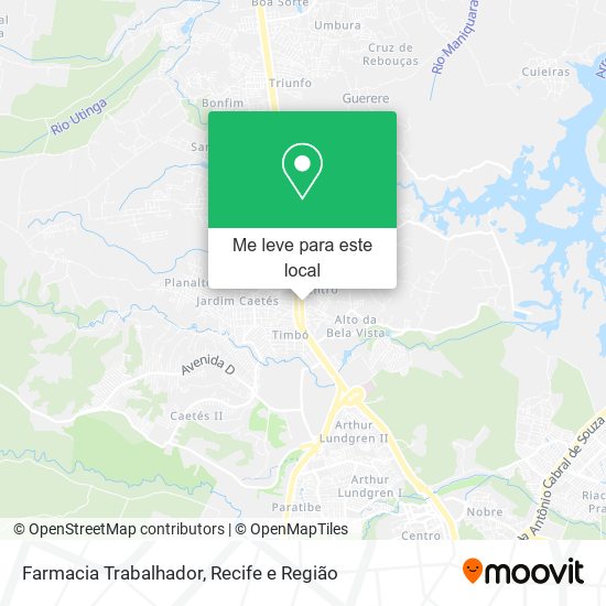 Farmacia Trabalhador mapa