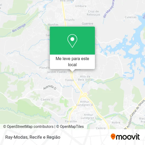 Ray-Modas mapa