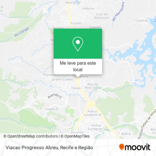 Viacao Progresso Abreu mapa
