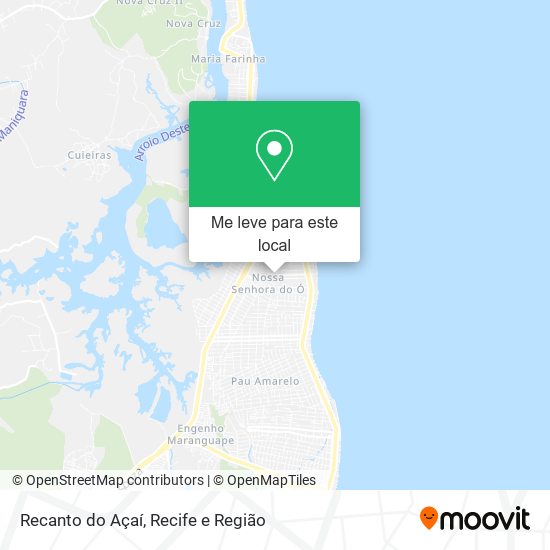 Recanto do Açaí mapa