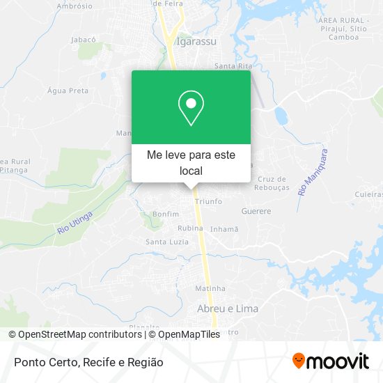 Ponto Certo mapa