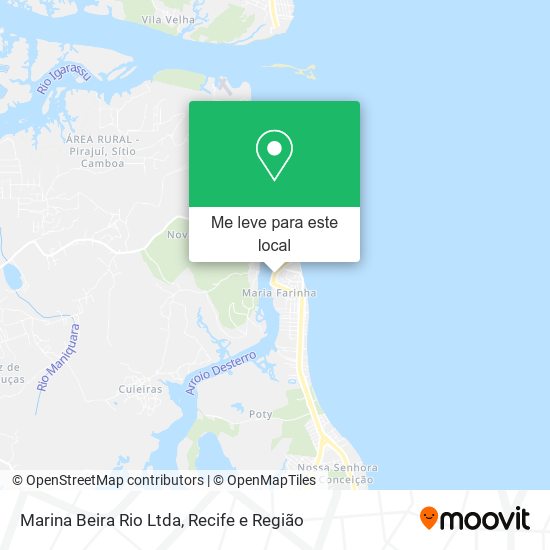 Marina Beira Rio Ltda mapa