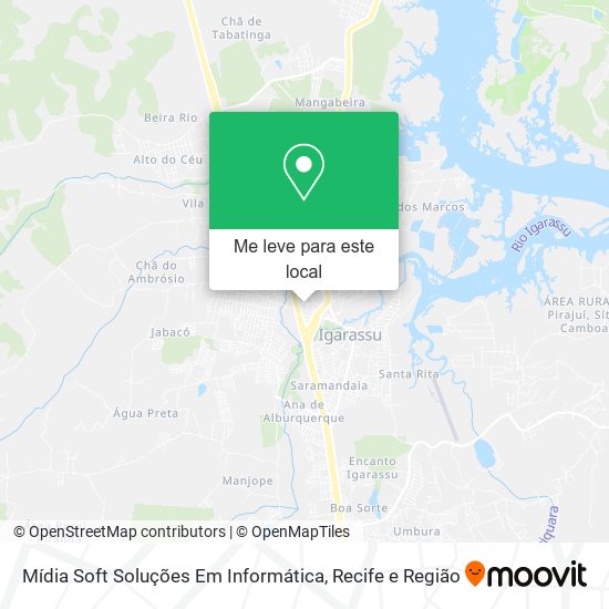 Mídia Soft Soluções Em Informática mapa