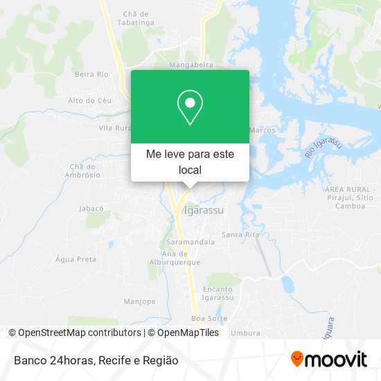 Banco 24horas mapa