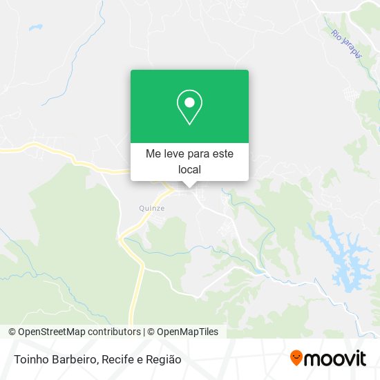 Toinho Barbeiro mapa