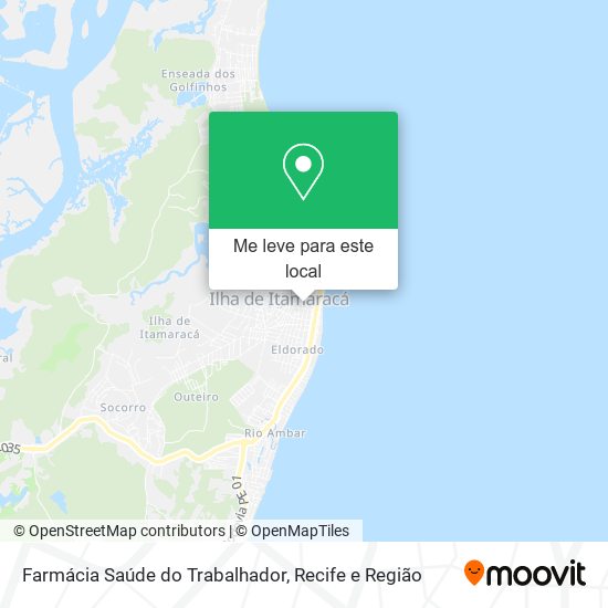 Farmácia Saúde do Trabalhador mapa