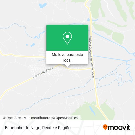 Espetinho do Nego mapa