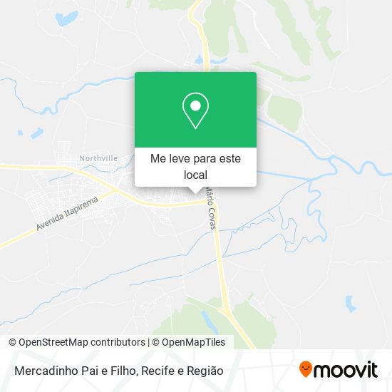 Mercadinho Pai e Filho mapa