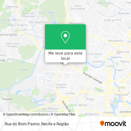 Rua do Bom Pastor mapa