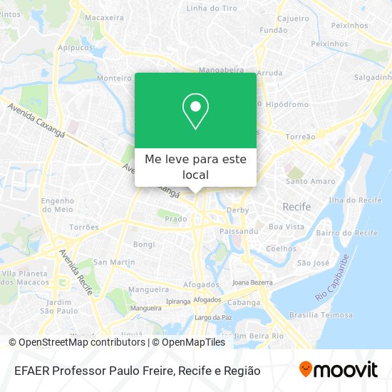 EFAER Professor Paulo Freire mapa