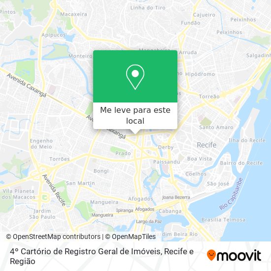 4º Cartório de Registro Geral de Imóveis mapa