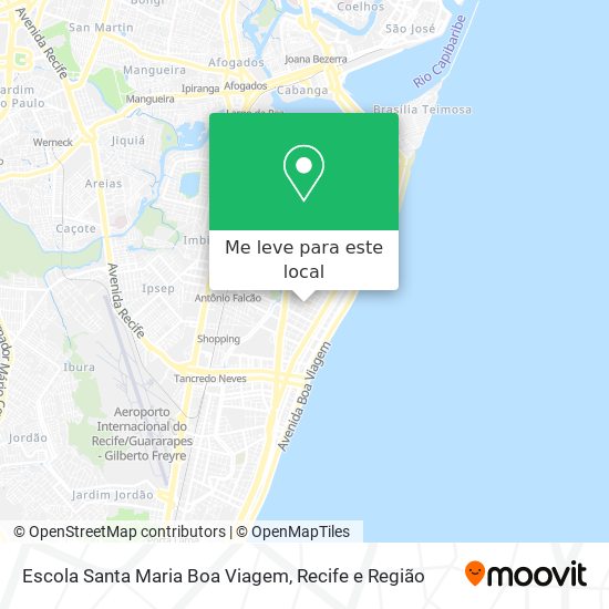 Escola Santa Maria Boa Viagem mapa