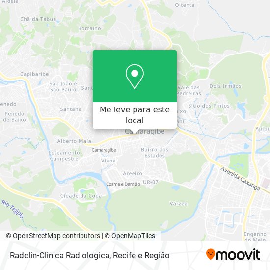 Radclin-Clinica Radiologica mapa