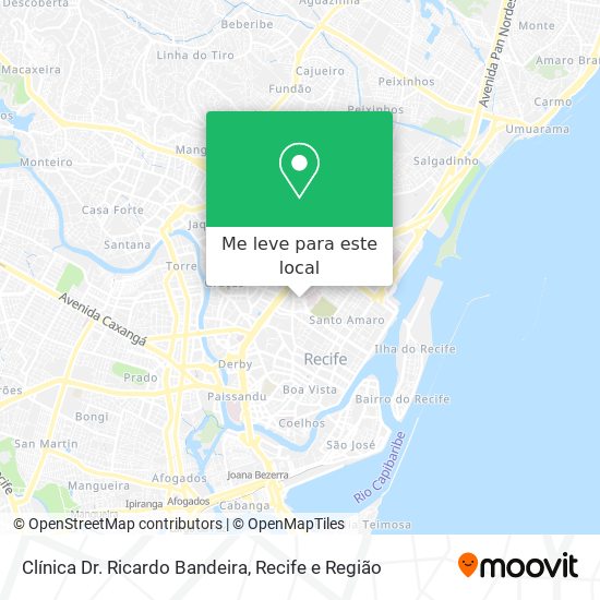 Clínica Dr. Ricardo Bandeira mapa
