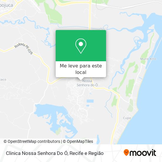 Clinica Nossa Senhora Do Ó mapa