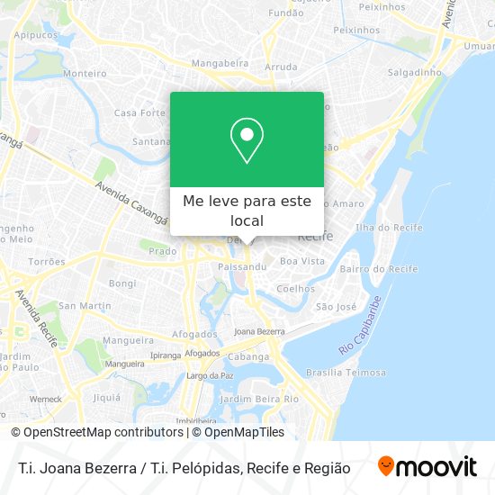 T.i. Joana Bezerra / T.i. Pelópidas mapa