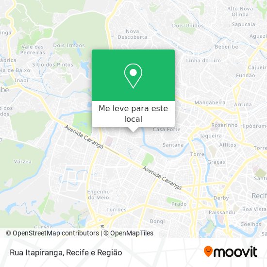 Rua Itapiranga mapa