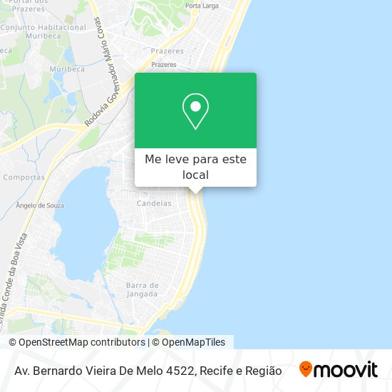 Av. Bernardo Vieira De Melo  4522 mapa