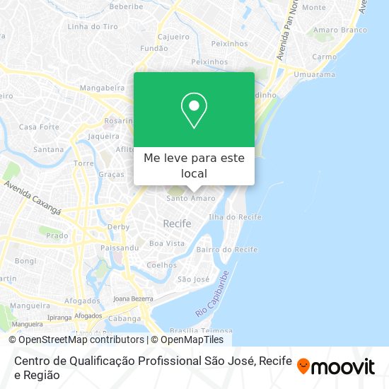 Centro de Qualificação Profissional São José mapa