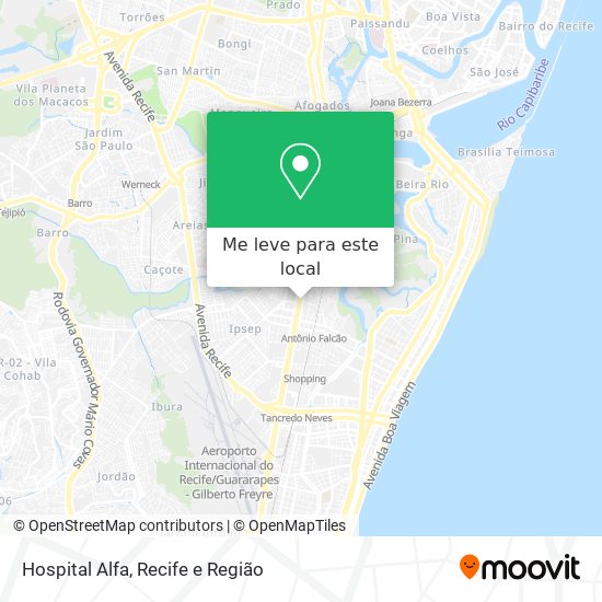 Hospital Alfa mapa