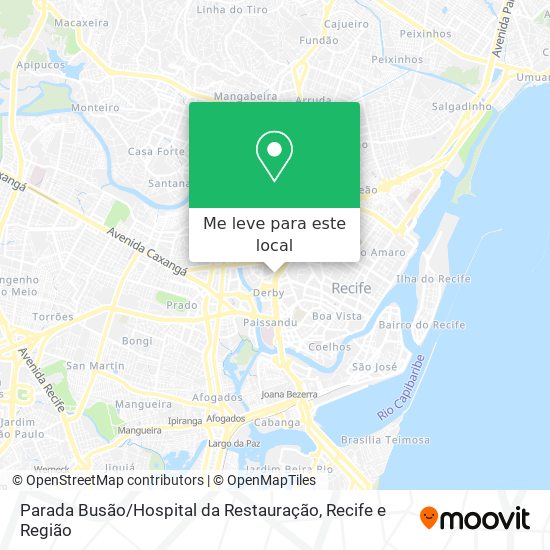 Parada Busão / Hospital da Restauração mapa