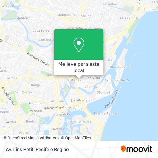 Av. Lins Petit mapa