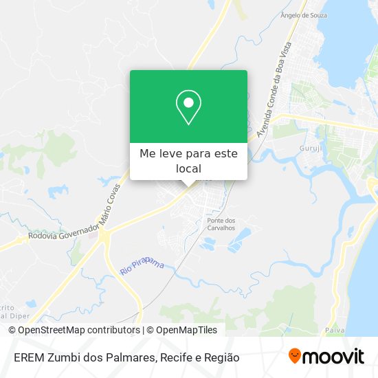 EREM Zumbi dos Palmares mapa