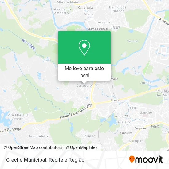 Creche Municipal mapa