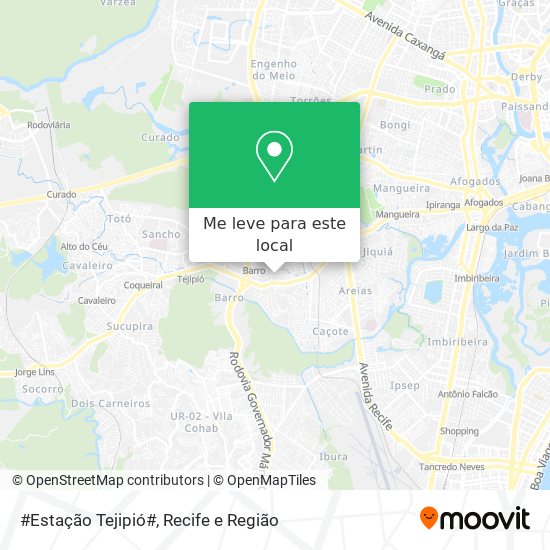 #Estação Tejipió# mapa