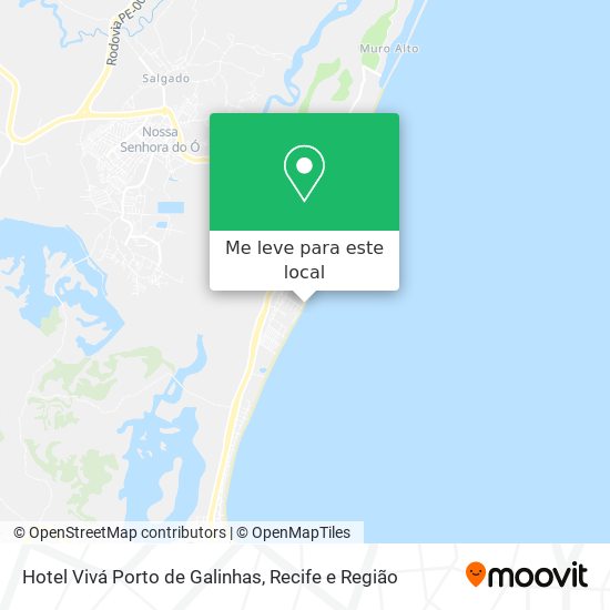 Hotel Vivá Porto de Galinhas mapa