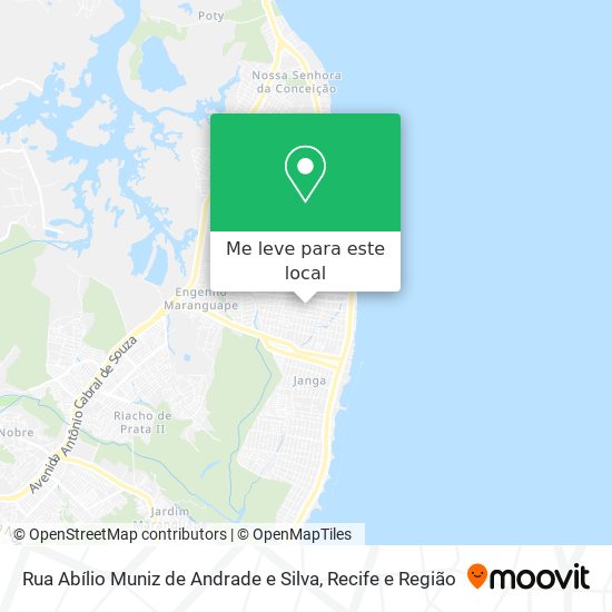 Rua Abílio Muniz de Andrade e Silva mapa