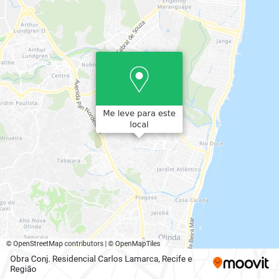 Obra Conj. Residencial Carlos Lamarca mapa