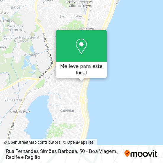 Rua Fernandes Simões Barbosa, 50 - Boa Viagem. mapa