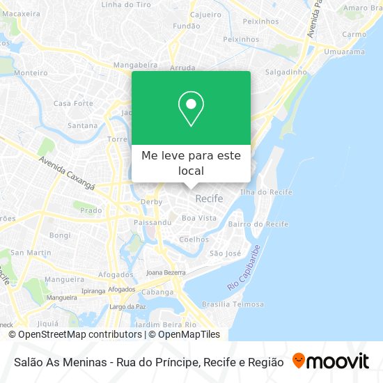 Salão As Meninas - Rua do Príncipe mapa