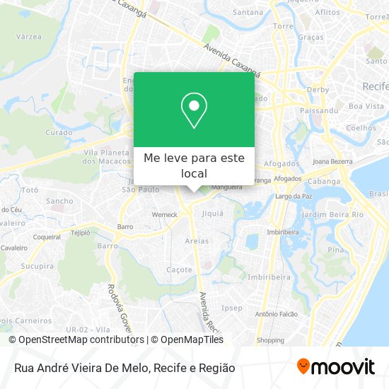 Rua André Vieira De Melo mapa