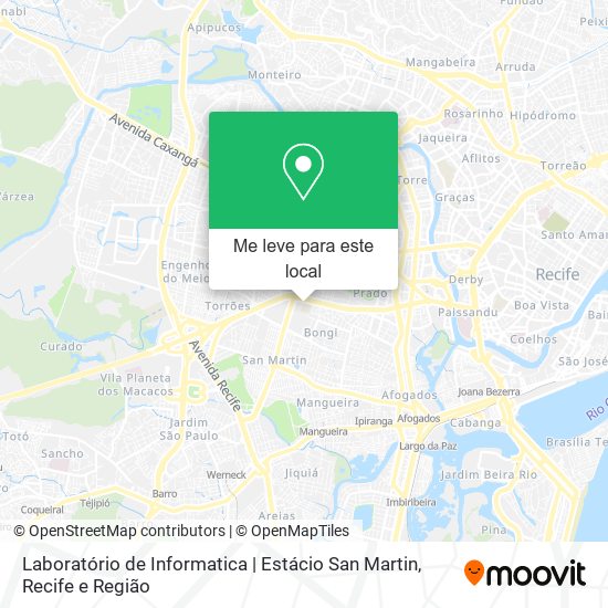 Laboratório de Informatica | Estácio San Martin mapa