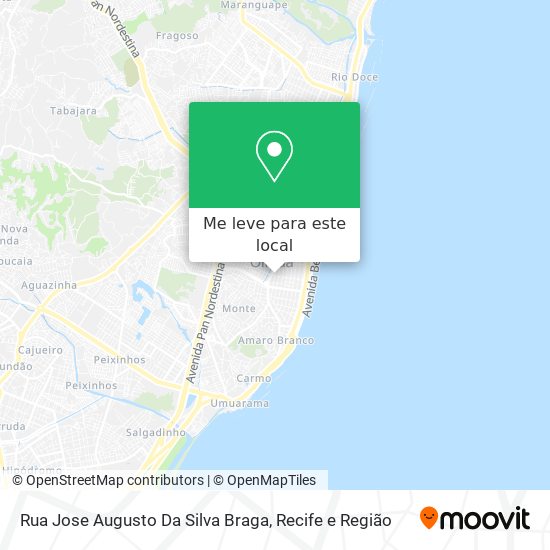 Rua Jose Augusto Da Silva Braga mapa