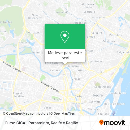 Curso CICA - Parnamirim mapa