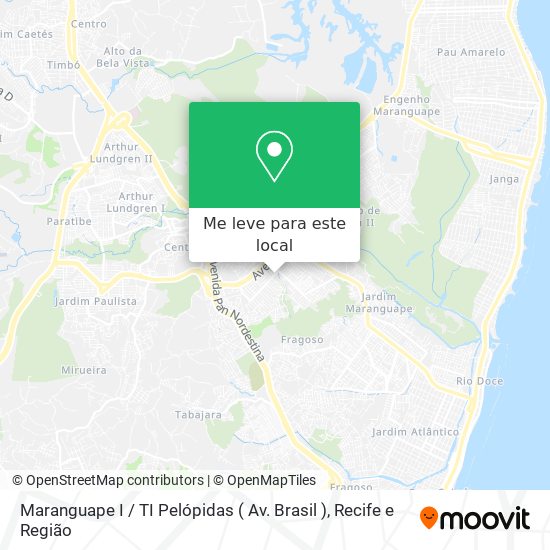 Maranguape I / TI Pelópidas ( Av. Brasil ) mapa