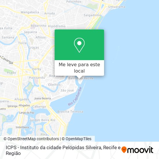 ICPS - Instituto da cidade Pelópidas Silveira mapa