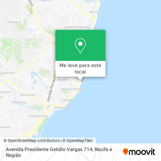 Avenida Presidente Getúlio Vargas 714 mapa
