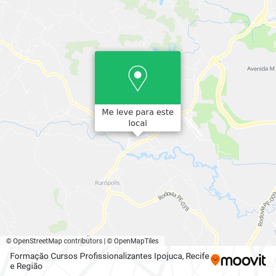 Formação Cursos Profissionalizantes Ipojuca mapa