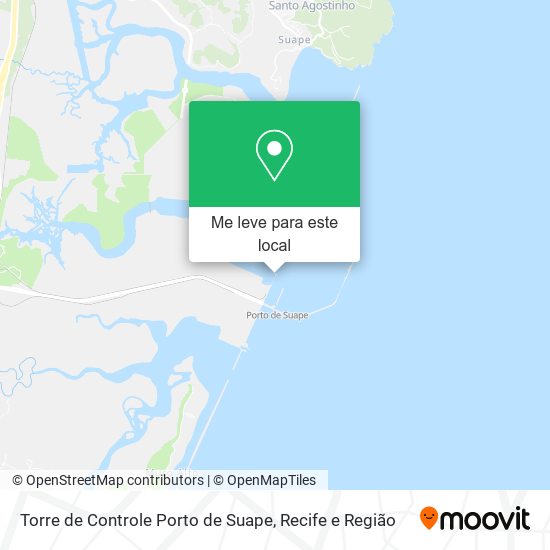 Torre de Controle Porto de Suape mapa