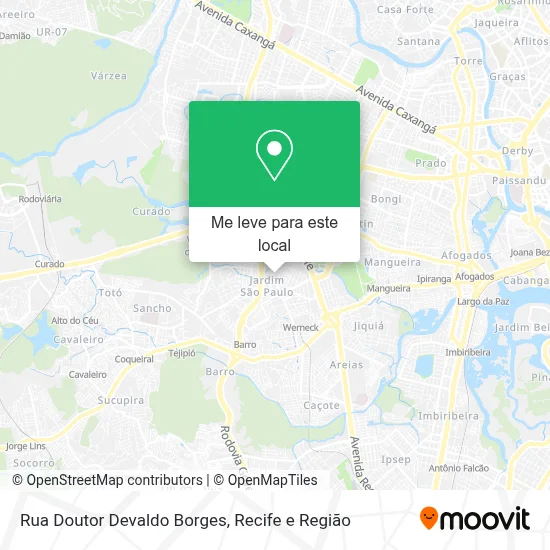 Rua Doutor Devaldo Borges mapa