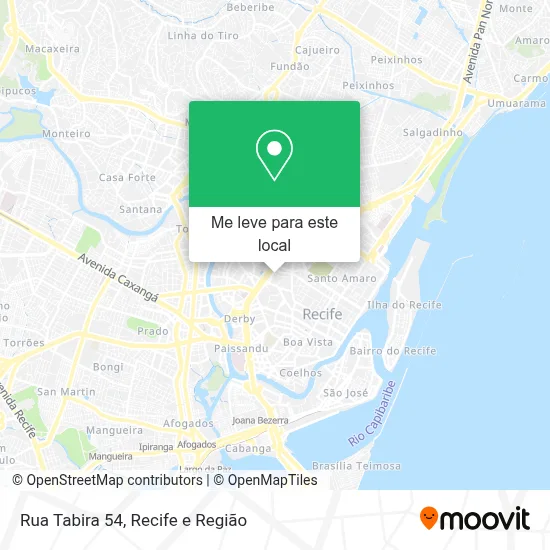 Rua Tabira 54 mapa