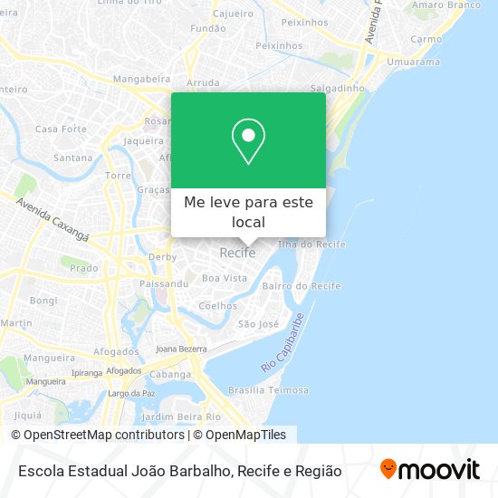 Escola Estadual João Barbalho mapa