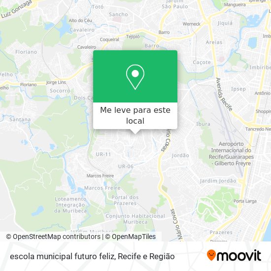 escola municipal futuro feliz mapa
