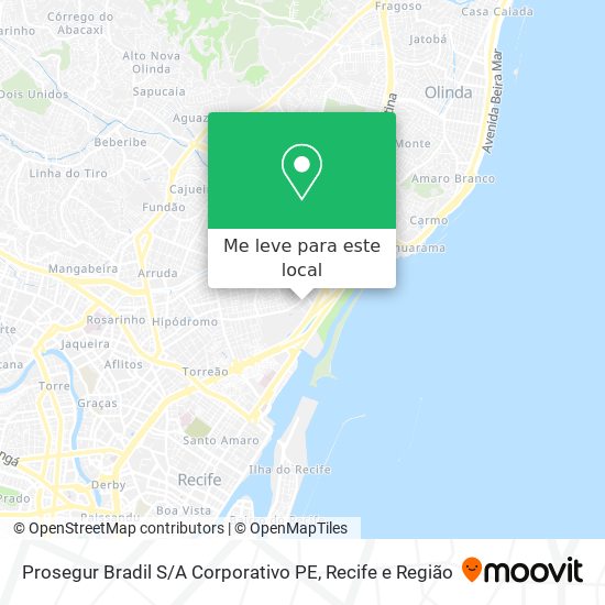 Prosegur Bradil  S / A Corporativo PE mapa