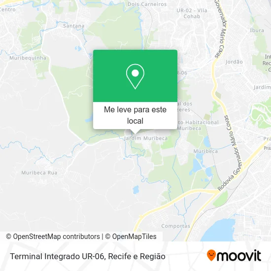 Terminal Integrado UR-06 mapa